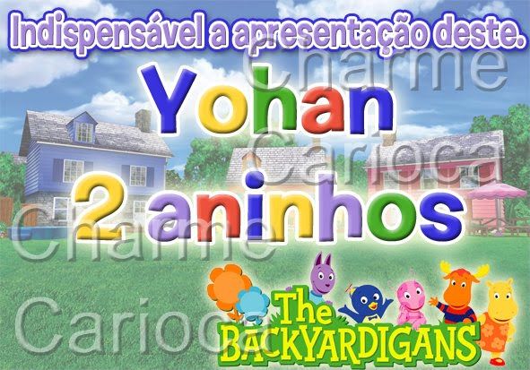 Convite individual Backyardigans