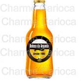 Tag em formato de cerveja.Tema Boteco/Botequim